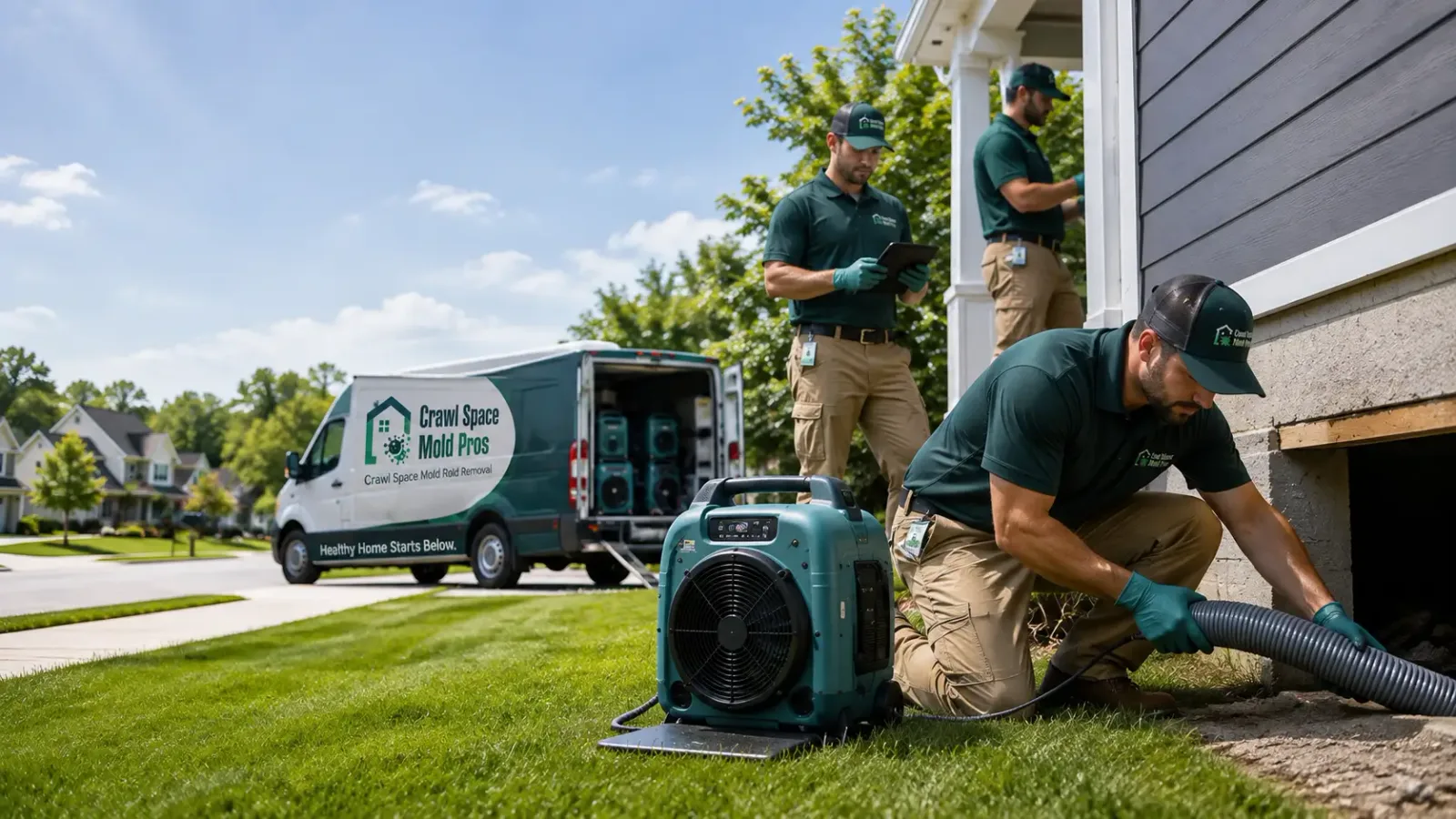 Crawl Space Mold Removal in Pomona, NY